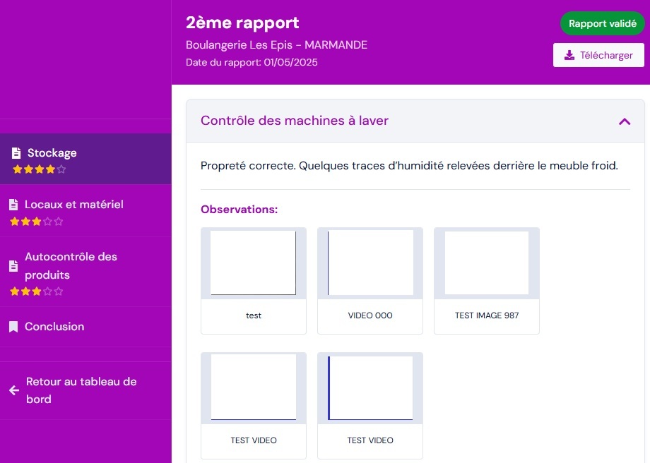 Export et partage Auditeo