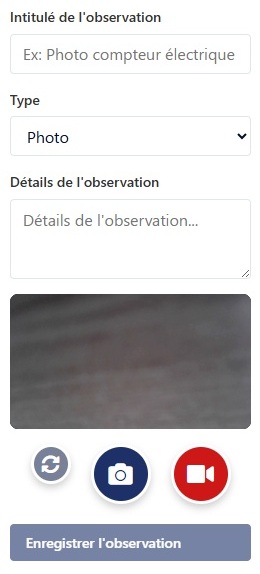 Gestion des observations Auditeo